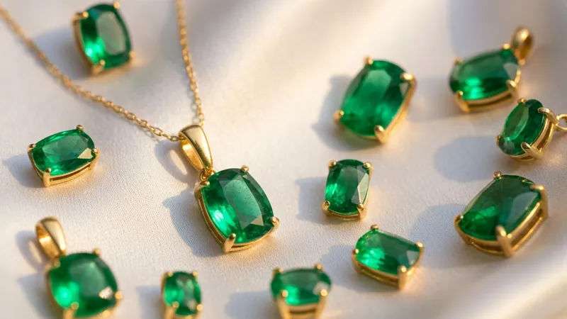 Styles de bijoux en émeraude et leurs combinaisons